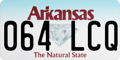 AR license plate 064LCQ