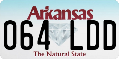 AR license plate 064LDD