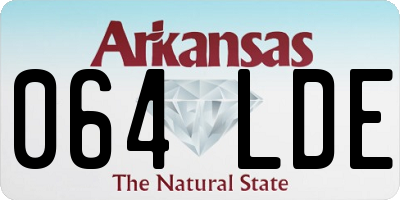 AR license plate 064LDE