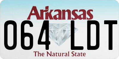 AR license plate 064LDT