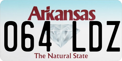 AR license plate 064LDZ