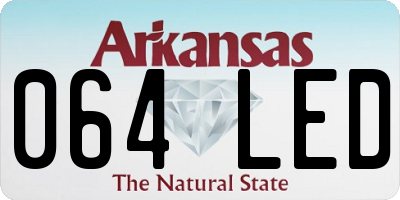AR license plate 064LED