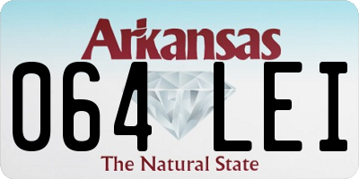 AR license plate 064LEI