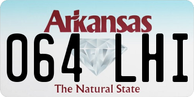 AR license plate 064LHI