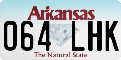 AR license plate 064LHK