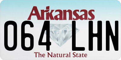AR license plate 064LHN