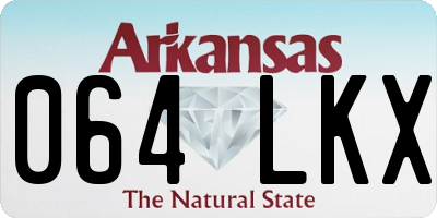 AR license plate 064LKX