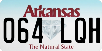 AR license plate 064LQH