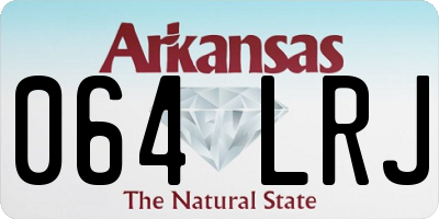 AR license plate 064LRJ