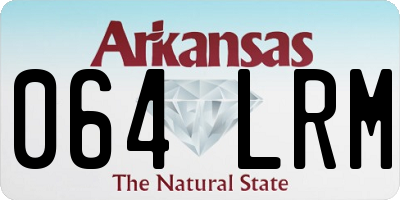 AR license plate 064LRM