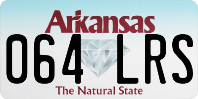 AR license plate 064LRS