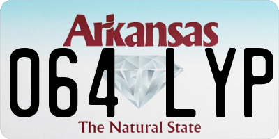 AR license plate 064LYP