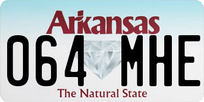 AR license plate 064MHE