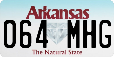 AR license plate 064MHG