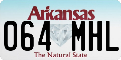 AR license plate 064MHL