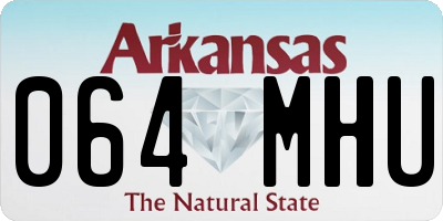 AR license plate 064MHU