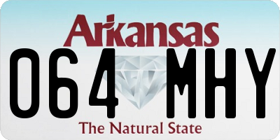 AR license plate 064MHY