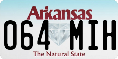 AR license plate 064MIH