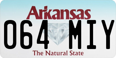 AR license plate 064MIY