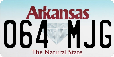 AR license plate 064MJG