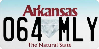 AR license plate 064MLY