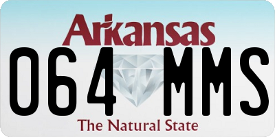 AR license plate 064MMS