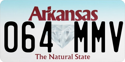 AR license plate 064MMV