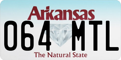 AR license plate 064MTL