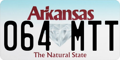AR license plate 064MTT