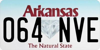 AR license plate 064NVE