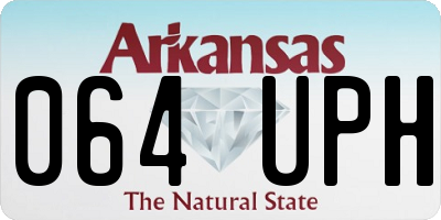 AR license plate 064UPH