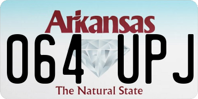 AR license plate 064UPJ