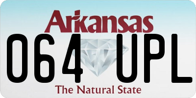 AR license plate 064UPL