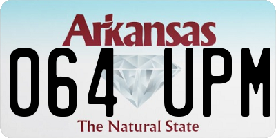 AR license plate 064UPM