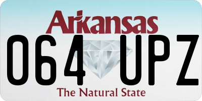 AR license plate 064UPZ
