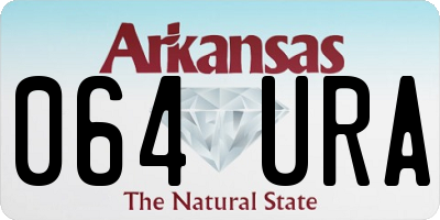 AR license plate 064URA