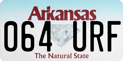 AR license plate 064URF