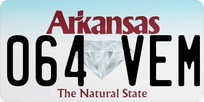 AR license plate 064VEM
