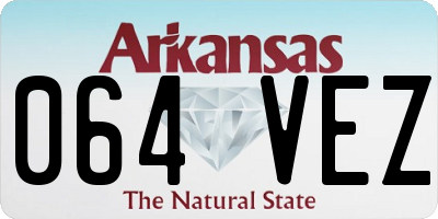 AR license plate 064VEZ
