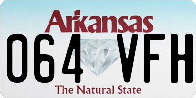 AR license plate 064VFH