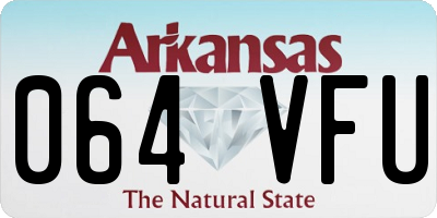 AR license plate 064VFU