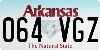 AR license plate 064VGZ