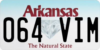 AR license plate 064VIM