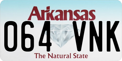 AR license plate 064VNK