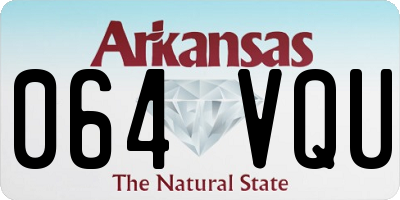 AR license plate 064VQU