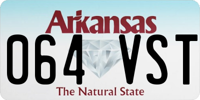 AR license plate 064VST