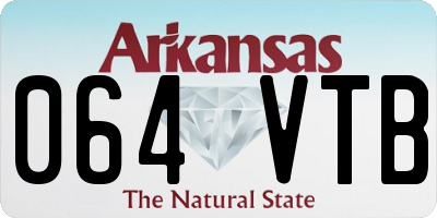 AR license plate 064VTB