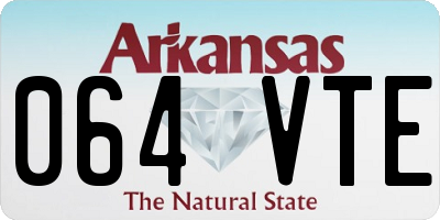 AR license plate 064VTE