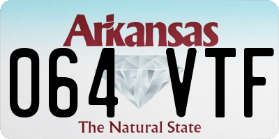 AR license plate 064VTF
