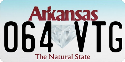 AR license plate 064VTG
